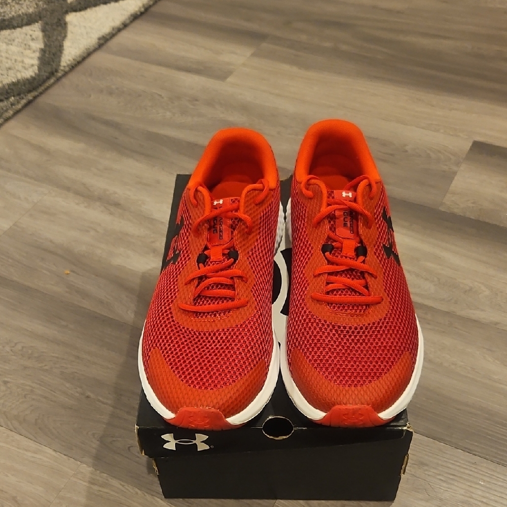 Men's Under Armour Red and Black Sneakers